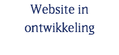 Website in ontwikkeling 